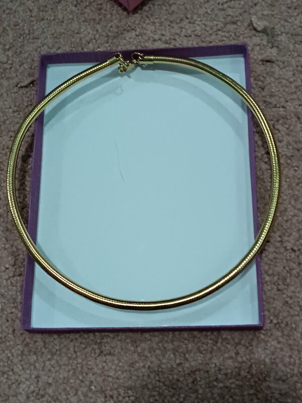 Collar Omega Dorado