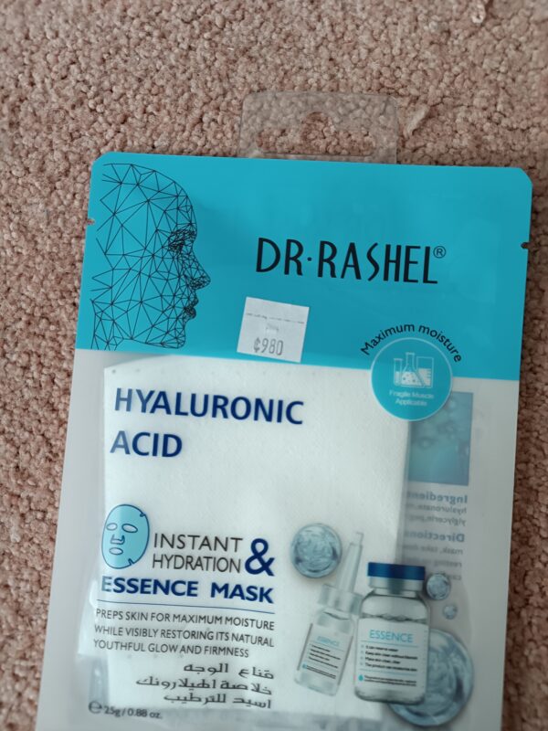 Mascarilla hidratante instantánea con ácido hialurónico del Dr. Rashel